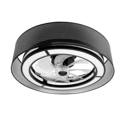 Zarivy Ventilator DC 58 W, 8 vleugels, 60D, 5900 lm, 6 snelheden, 3 kleuren, afstandsbediening, geheugen en timer, ideaal voor het opfrissen van ruimtes.