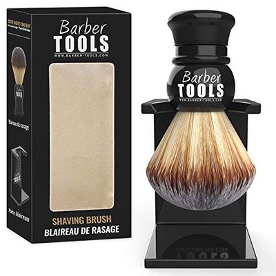 Shaving brush with badger holder. Diameter 23 mm - BARBER TOOLS