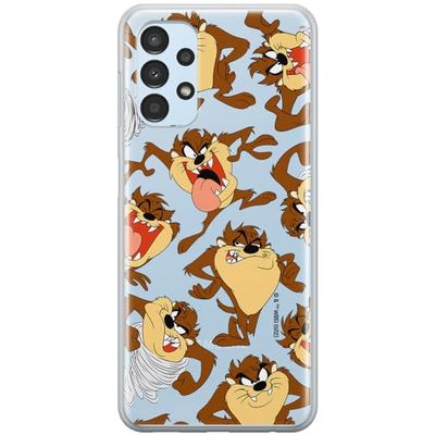 ERT GROUP etui na telefon Samsung A13 4G, case oryginalny i oficjalnie licencjonowany przez Looney Tunes, wzór Tasmanian 005, optymalnie dopasowane, plecki z TPU częściowo przeźroczyste