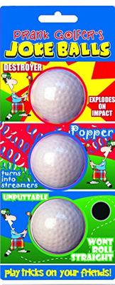 Longridge Triple Trouble bolas de golfe de brincadeira
