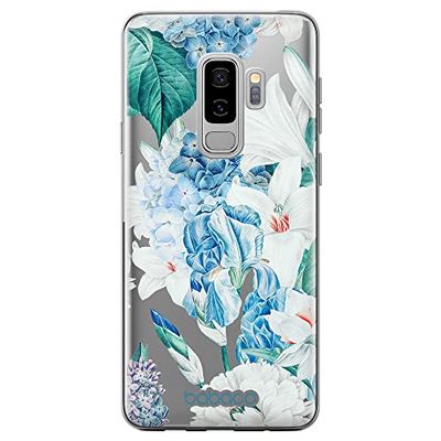 ERT GROUP mobiltelefonfodral för Samsung S9 PLUS originalt och officiellt licensierat Babaco mönster Flowers 026 optimalt anpassad till formen på mobiltelefonen, gedeeltelijk transparant
