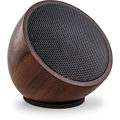 InLine 55380H woom, Mini Bluetooth walnoothouten luidspreker, 52 mm