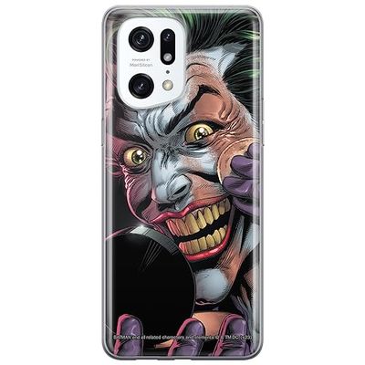 ERT GROUP mobiltelefonfodral för Oppo FIND X5 PRO originalt och officiellt licensierat DC mönster Joker 023 optimalt anpassad till formen på mobiltelefonen, fodral tillverkad av TPU-plast
