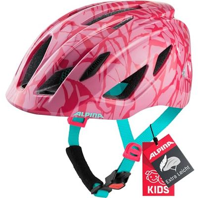 ALPINA Unisex - Kinderen, PICO Fietshelm, pink-sparkel gloss, 50-55 cm