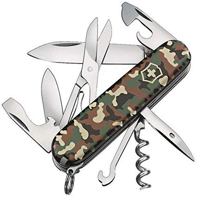 Victorinox Taschenmesser Climber (14 Funktionen, grosse Klinge, Kapselheber, Korkenzieher, Schere, Schraubendreher)