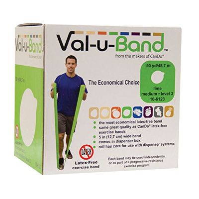 CanDo Val-u-Band W72008 No Lattice, 45 M, Lime