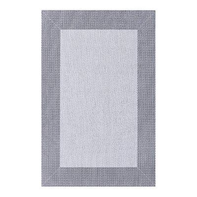 Estores Basic Tapis en Vinyle - Salon Premium - Tapis pour Chambre, Salle à Manger, Salle de Bains Cuisine - Lavable, antidérapant et résistant, pour intérieur et extérieur, Gris, 140 x 200 cm
