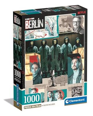 Clementoni Puzzle Berlin 1000 Pièces - Puzzle pour Adultes 14-99 Ans, Fabriqué en Italie, 39848