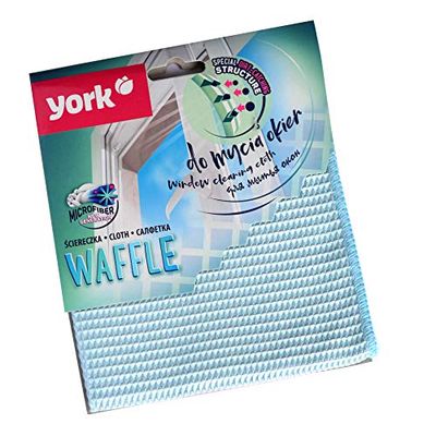 Mikrofiberduk för fönster WAFFLE YORK, mikrofiberrengöringsdukar, mikrofiberfönsterduk, polerad också glas och porslin; kan användas utan glasrengöring, mikrofiberhanddukar bil.