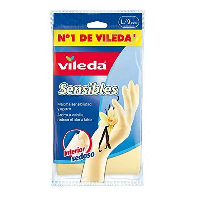 Vileda – Gants sensibles Taille L