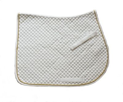 HKM pads-739112720646 Selle Blanc/Or Taille