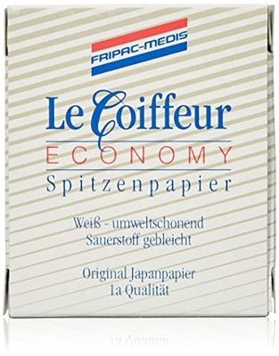 Fripac-Medis Le Coiffeur Economy Paper Lace, vit- förpackning med 500 ark