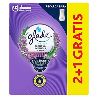 GLADE Ambientador de lavanda de substituição, 3 unidades