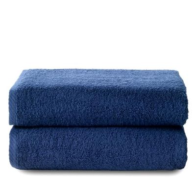 Top Towel - Set of 2 Bath or Shower Towels - Bath Towels - 100% Cotton - 400 g/m2 - Measure 70 x 140 cm