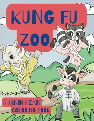 Kung Fu Zoo: coloring book