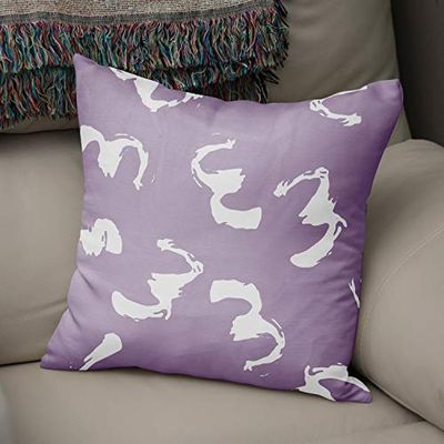BonaMaison Housse de Coussin Motif, Motif aléatoire Taie d'oreiller pour Lit Voiture Canapé Maison Salon Chambre, Décoration D'intérieur, 50x50cm - Conçu et Fabriqué en Turquie