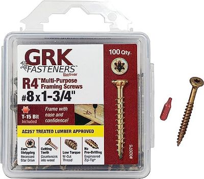 GRK R4 HandyPak multifunctionele schroeven, 8, 8 inch, 1