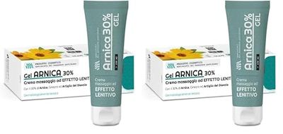 Sanavita Arnica Gel Forte 30%, Azione lenitiva, Made in Italy per muscoli e articolazioni. Artiglio del diavolo. Dermatologicamente testata - 150ml (Confezione da 2)