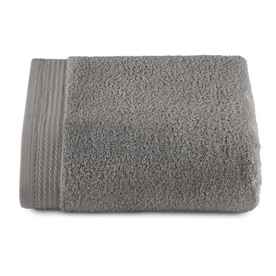 RIZO Top Towel – Set of 1 Shower Towel – Large Shower Towel – Bath Towels – 100% Combed Cotton – 600 g/m2 – Measure 100 x 150 cm – Grey