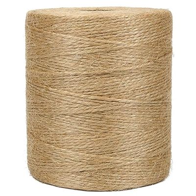Vivifying Ficelle de Jute Marron 400 m pour Jardin, Images, Plantes, Bricolage