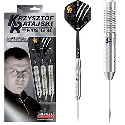 Bull's Ratajski Brass Silver Fléchettes Argent 24 g