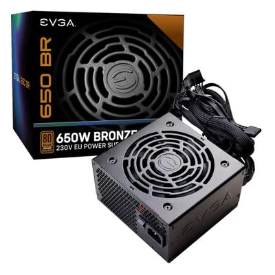 EVGA 650 BR, 80+ Bronze 650W, 3 Year Warranty, Power Supply (EU 230V)