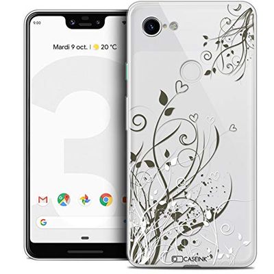 Beschermhoes voor 6,3 inch Google Pixel 3 XL Ultra Slim Love Hearts Flowers