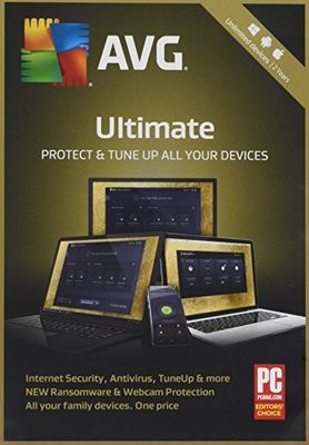 AVG Ultimate 2018 - 2 Year Unlimited Devices (PC/Mac/Android)