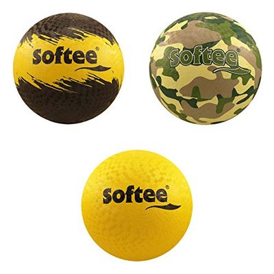 Softee Pelota CAUCHO Estampado Militar, 240 mm