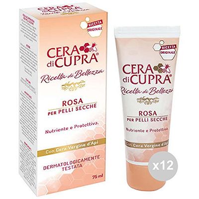 Cupra Set 12 Crema Rosa Tubo 75 ml igiene e Cura della Persona, Multicolore, Unica