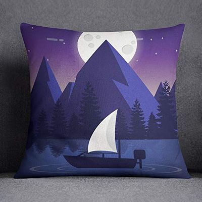 Bonamiason Decoratieve kussenslopen 45x45 cm, Kussenhoezen Bank, Decoratieve Kussenhoesjes, Kussensloop Sierkussen Kerstmis - Ontworpen en geproduceerd in Turkije