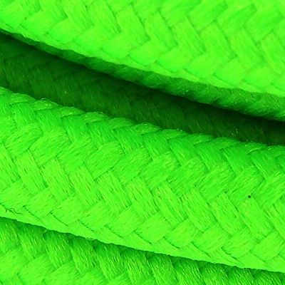 CHACON Câble Textile Soie - 3m - Vert Fluo