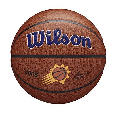 Wilson Team Alliance Phoenix Suns Ball WTB3100XBPHO, Womens,Mens basketballs, brown, 7 EU