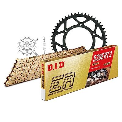 Kettingset DID staal 520ERT2 / 118 clipslot voor KTM LC4 EXC EGS SX SC Supermoto 620 cc Bj. 1994-2002