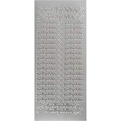 Creativ Stickers, Silver, One Size