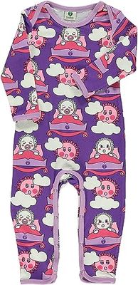 Småfolk Meisjes Body Suit LS, Baby Infant en Peuters Kostuum, Purple Heart, 92, Purple Heart, 92