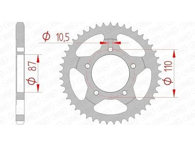 Dc 14404-47 Couronne en acier