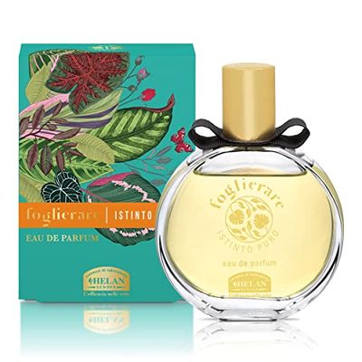 Helan, Foglierare, Istinto Puro - Parfum Femme Fragrance d'Agrumes, Eau de Parfum Floral avec Orange Douce, Bergamote et Ambre, Idéal comme Cadeau Noel - Parfums Femme Élégants, Made in Italy, 50 ml