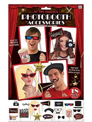 Forum Novelties 75904 Hollywood al cinema photo booth kit