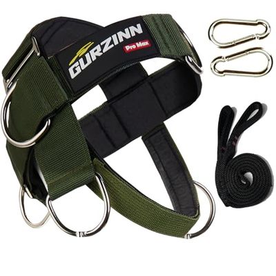 Arnés de cuello acolchado para levantamiento de pesas, mejora la fuerza del cuello y reduce el dolor de cuello, entrenador de cuello con cuerda resistente de 100 cm, correa de neopreno ajustable y