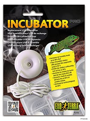 Exo Terra USB-luchtbevochtiger, vervangende luchtbevochtiger voor de Exo Terra incubator Pro
