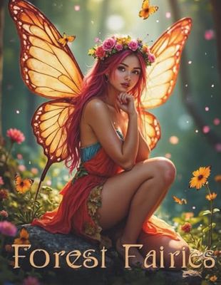 Forest Fairies Coloring Book: A Whimsical Journey Through Enchanted Woods – Beautiful Fairy Scenes and Magical Forest Creatures for Kids, Teens, and Adults
