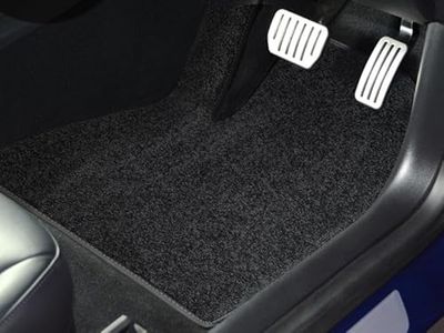 Tailored Car Mat Set Compatible/Replacement for Jaguar XF (2016 - Date) Ultimate Carpet Mats In Black, Super, Super Hard Wearing, Non-Slip
