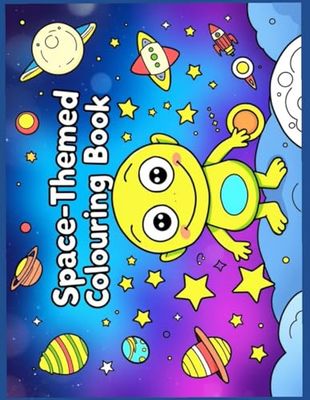 Space-themed Colouring Book