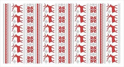 Doge Milano Chemin de cuisine, 100% Made in Italy, Tapis antitache avec impression numérique, Tapis antidérapant et lavable, Modèle de Noël - Cain, cm 100x52