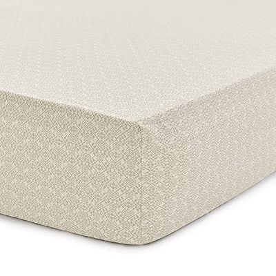 ANDHARA GEPASTE BLAD D/B TEAL & CREAM