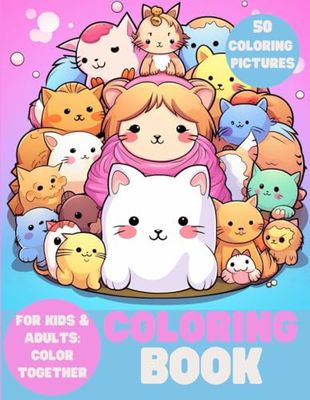 Coloring Book: Fluffy and Squishy Animals
