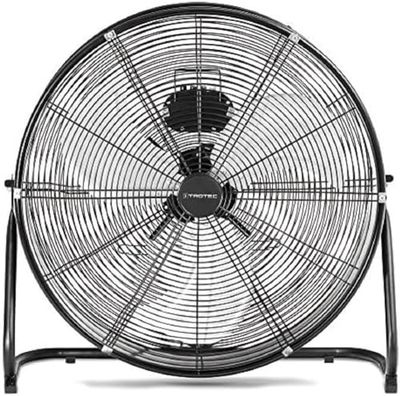 TROTEC TVM 24D Floor Fan | Power 124 Watts | 3 Speed Levels | Positionable 135° on the Horizontal | Blade Diameter 60 cm