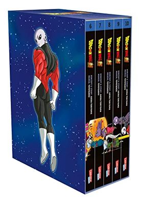 Dragon Ball Super Bände 6-10 im Sammelschuber mit Extra: Die Fortsetzung der Action-Manga-Serie ab 10 Jahren über epische Schlachten und kosmische Abenteuer