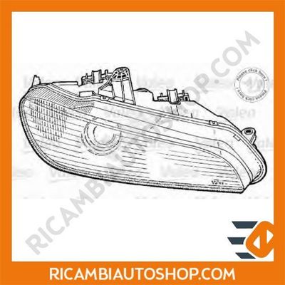 Valeo PROIETTORE SX P406 CPE 97 CPL 87515